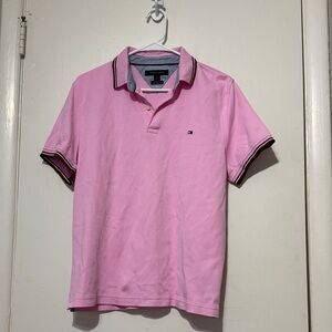 Tommy Hilfiger Light Pink Polo Shirt for Men